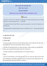 ĐỀ CƯƠNG ÔN TẬP HK2 Văn 11 Cánh diều có đáp án